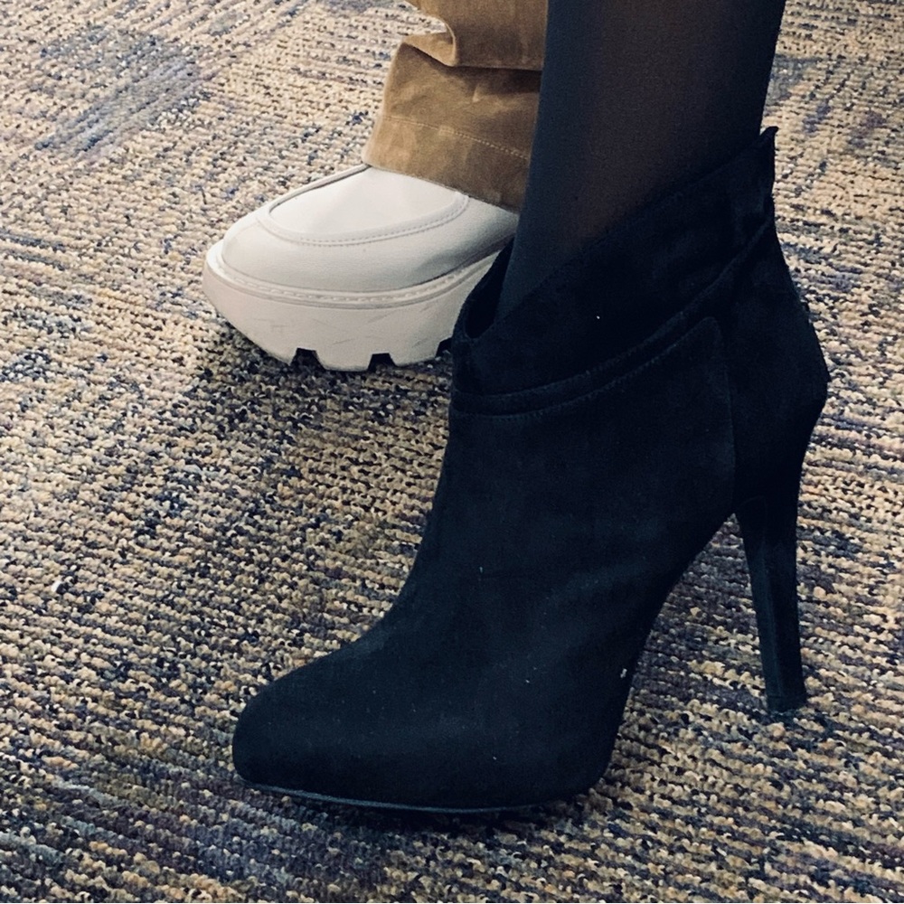 Jessica Simpson Black Heeled Boots